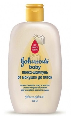 JOHNSON’S Baby top-to-toe Пенка-шампунь, 300 мл