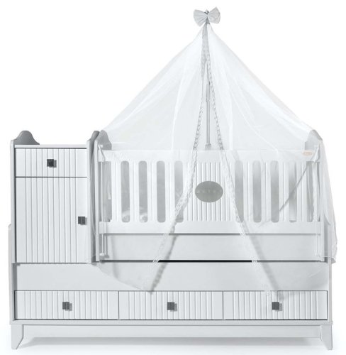 Lovely baby Кроватка-трансформер Arfa / цвет белый