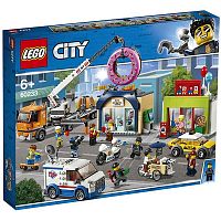Lego City Конструктор Город Открытие магазина по продаже пончиков					
