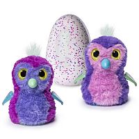 Hatchimals Интерактивная игрушка  - блестящий пингвинчик - интерактивный питомец, вылупляющийся из яйца					