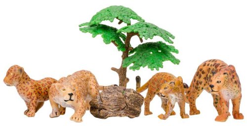 Паремо Фигурки из серии "Мир диких животных": Семья ягуаров, 6 предметов