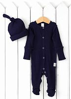 Baby Boom Комплект: комбинезон + шапка / цвет синий					
