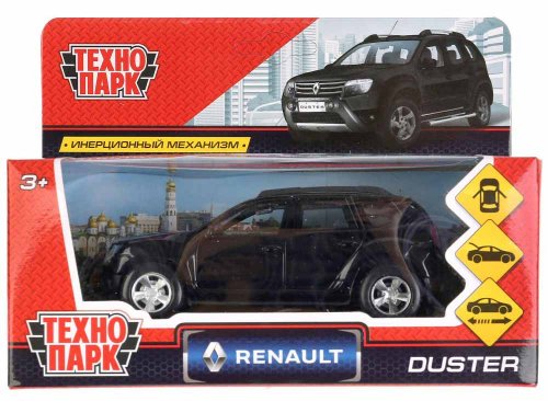 Технопарк Металлическая модель "Renault Duster" / цвет черный