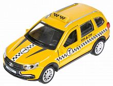 Технопарк Металлическая машинка "Lada Granta Cross 2019. Такси"					