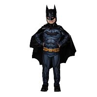 Батик Карнавальный костюм для мальчика Бэтмен без мускулов Warner Brothers / рост 116 см, от 6 лет / цвет черный					
