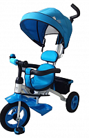 Детский трехколесный велосипед 906-1T Rubber, синий