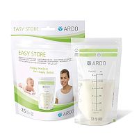 Ardo Пакеты для хранения и замораживания грудного молока Easy Store, 25 штук					