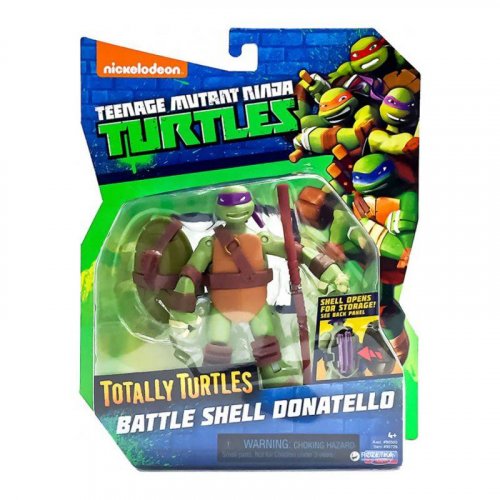 игрушка Turtles Фигурка черепашки-ниндзя, 12 см, Донни с боевым панцирем