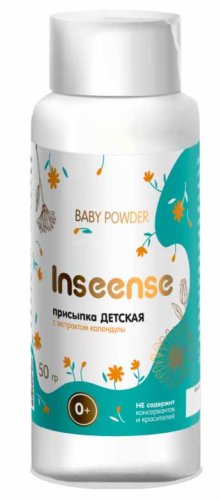 Inseense Присыпка с экстрактом календулы, 100 г