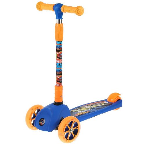 Hot Wheels Самокат трехколесный 284705 / цвет сине-оранжевый