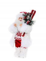 Maxitoys "Дед Мороз в Свитере со Снежинкой и Лыжами", 32 см					