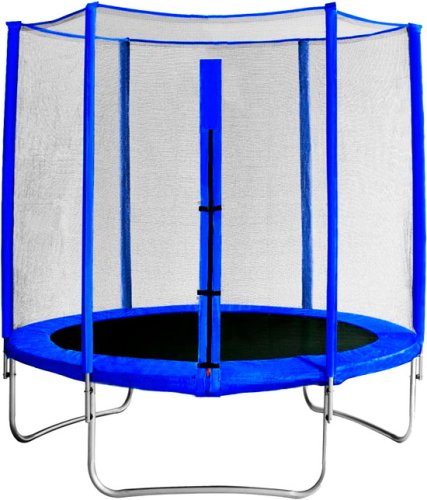 Батут Trampoline 8 ft, диаметр 2,4 м / цвет синий