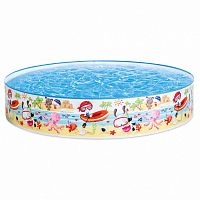 Intex детский каркасный бассейн / разноцветный