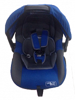 Детское автомобильное кресло LB-321 / Сине-Серый паутинка
