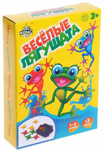 Лас Играс Настольная игра «Весёлые лягушата»