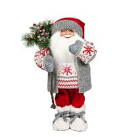 Maxitoys Дед Мороз в Свитере и Снежинка 32 см					