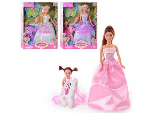 Defa Lucy Кукла "Волшебный мир", в наборе с куколкой-дочкой на пони, высота кукол: 29 и 10 см