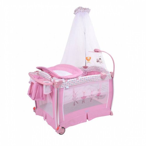 Детская кровать-манеж Nuovita Fortezza / цвет Розовый