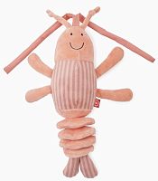 Happy Baby Подвесная игрушка-растяжка с вибрацией / цвет розовый					