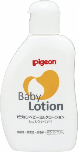 Pigeon Детский лосьон-молочко Baby Lotion с аминокислотами и керамидами, 120 мл / цвет белый