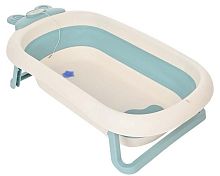 Pituso Складная ванна с термометром / цвет Blue (ниагара)					