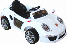 Машинка аккумуляторная Porsche / 12V / белая					