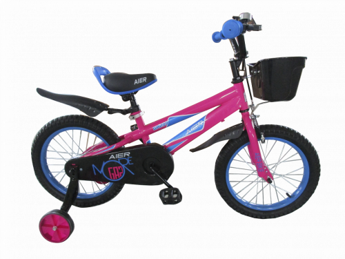 Двухколесный велосипед детский диаметр колес 16 / фиолетовый