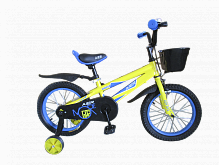 Двухколесный велосипед детский диаметр колес 16 / желтый