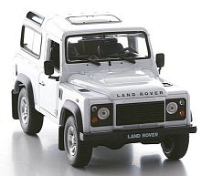 Welly Машинка Land Rover Defender I / цвет белый					