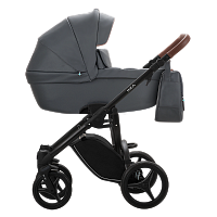 Bebetto Детская коляска 2 в 1 Luca Pro / цвет серый 03, рама черная					