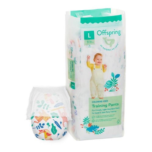 Offspring трусики-подгузники  L 9-14 кг 36 шт. / расцветка Джунгли