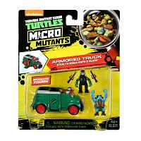 игрушка Игровой микро набор  Бронированный грузовик Черепашек ниндзя с фигурками Рафа и Слеша, артикул: 87611