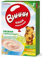 Nutrilak Каша молочная овсяная "Винни" с пребиотиками, с 5 месяцев, 200 г